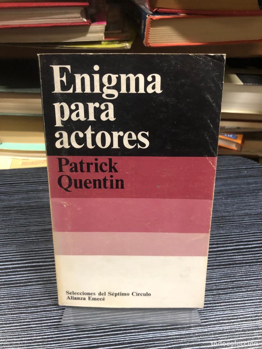 Libros: Enigma para actores (Selecciones del S&eacute;ptimo C&iacute;rculo) Patrick Quentin - Foto 1