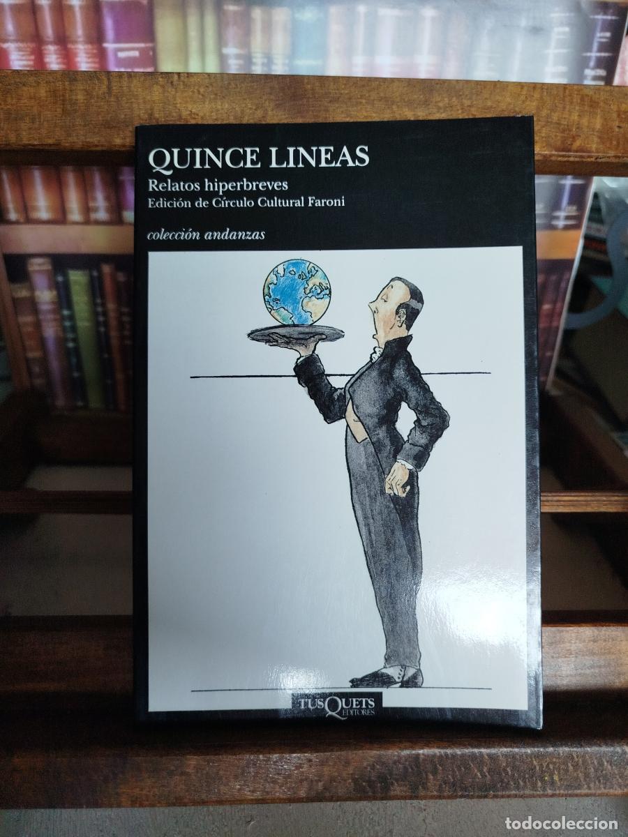 Libros: Quince l&iacute;neas: relatos hiperbreves. - VV. AA