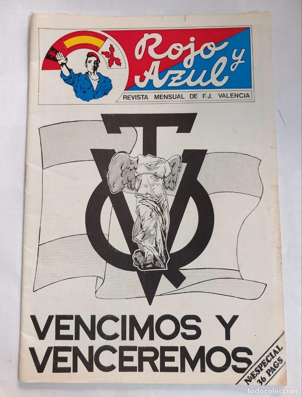 Libros: Rojo y azul. Revista mensual de F.J. Valencia. N&uacute;mero especial.