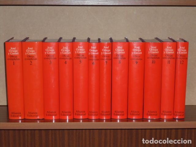 Livros em segunda m&atilde;o: OBRAS COMPLETAS - 12 TOMOS - Ortega y Gasset, Jos&eacute;