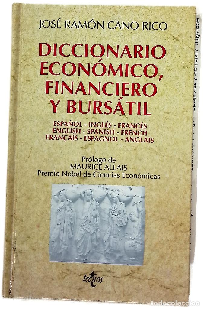 Libros: Diccionario econ&oacute;mico, financiero y burs&aacute;til espa&ntilde;ol-ingl&eacute;s-franc&eacute;s