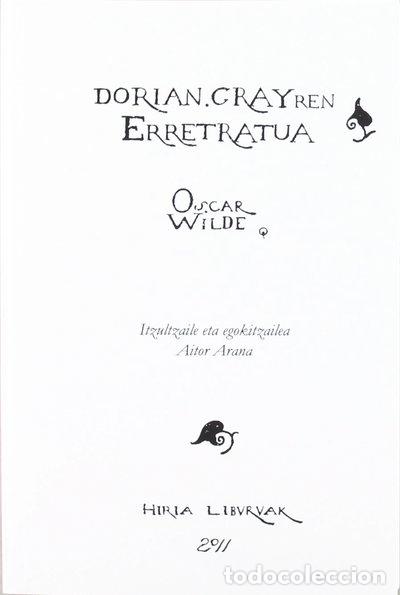 Livros em segunda m&atilde;o: Dorian Grayren erretratua- 9788497974509