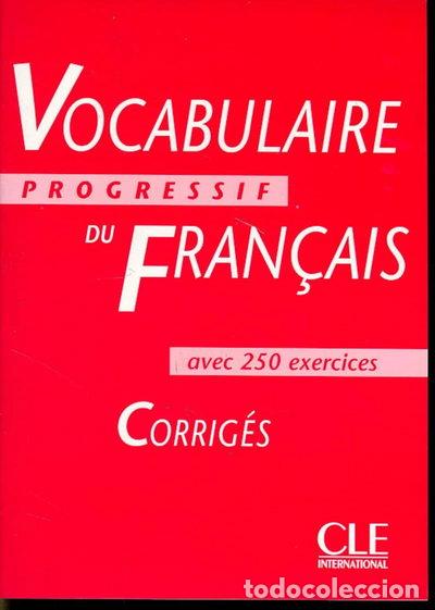 Libros: Vocabulaire progressif du fran&ccedil;ais corrig&eacute;s interm&eacute;diaire- 9782090338737