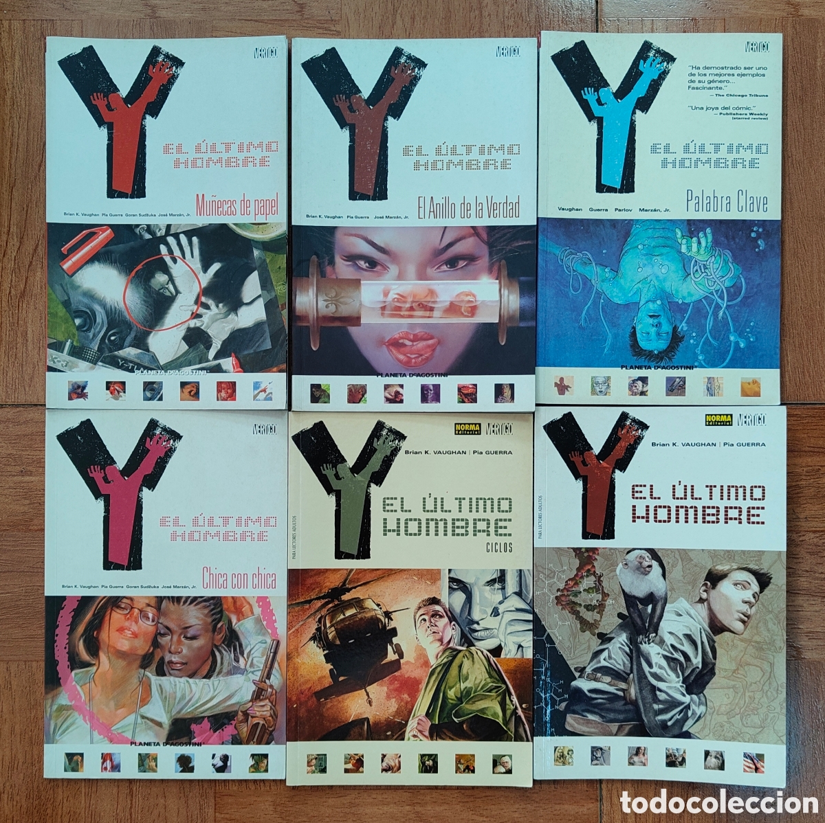 books: Y, El &Uacute;ltimo Hombre � 6 Tomos - Brian K. Vaughan / Pia Guerra