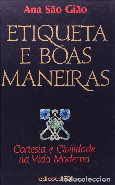 Libros: Etiqueta e Boas Maneiras- 9789724408613