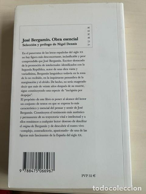 Libros: Jos&eacute; Bergamin -obra esencial- - Foto 2
