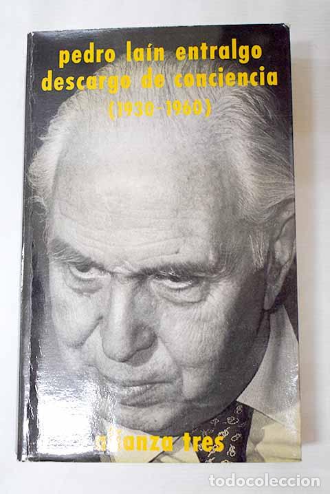 Livros em segunda m&atilde;o: Descargo de conciencia (1930-1960).- La&iacute;n Entralgo, Pedro