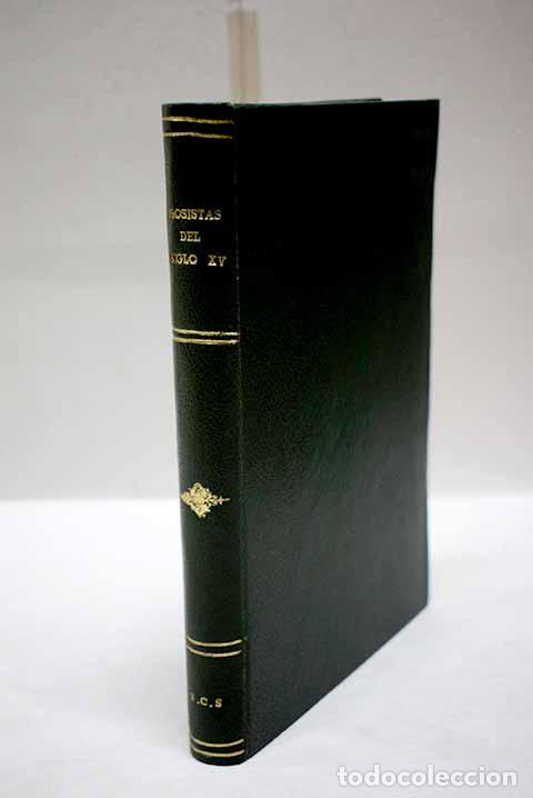 Libros: Prosistas castellanos del siglo XV, tomo I