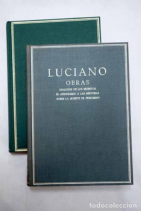 Libros: Obras: Luciano de Sam&oacute;sata.- Luciano de Sam&oacute;sata