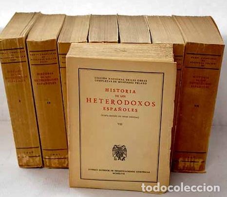 books: Historia de los heterodoxos espa&ntilde;oles.- Men&eacute;ndez Pelayo, Marcelino
