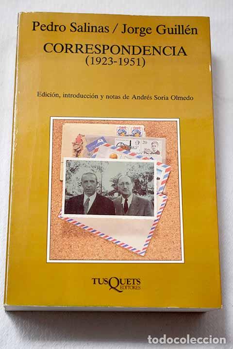Libros: Correspondencia (1923-1951).- Salinas, Pedro