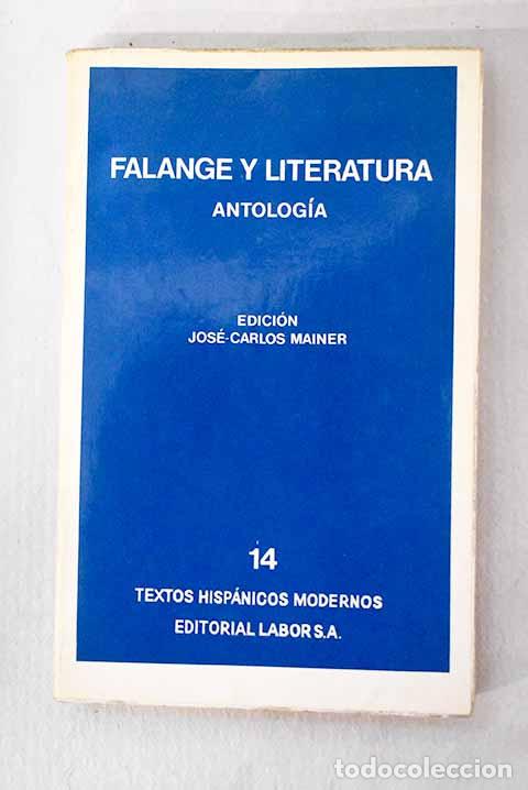 Libros: Falange y literatura