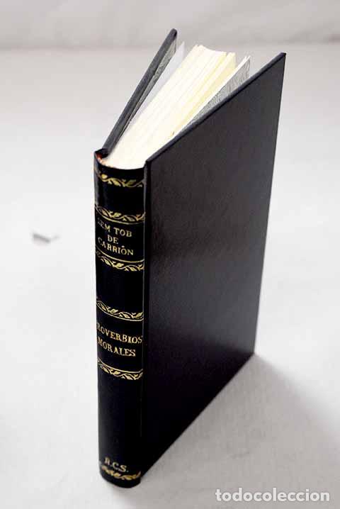 books: Proverbios morales: Sem Tob de Carri&oacute;n.- Sem Tob de Carri&oacute;n