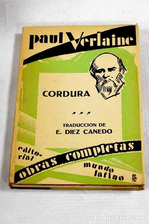 Libros: Cordura: Verlaine, Paul.- Verlaine, Paul
