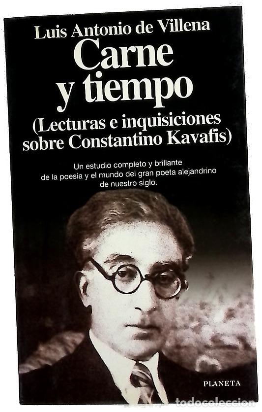 Libros: Carne y tiempo (lecturas e inquisiciones sobre Constantino Kavafis)
