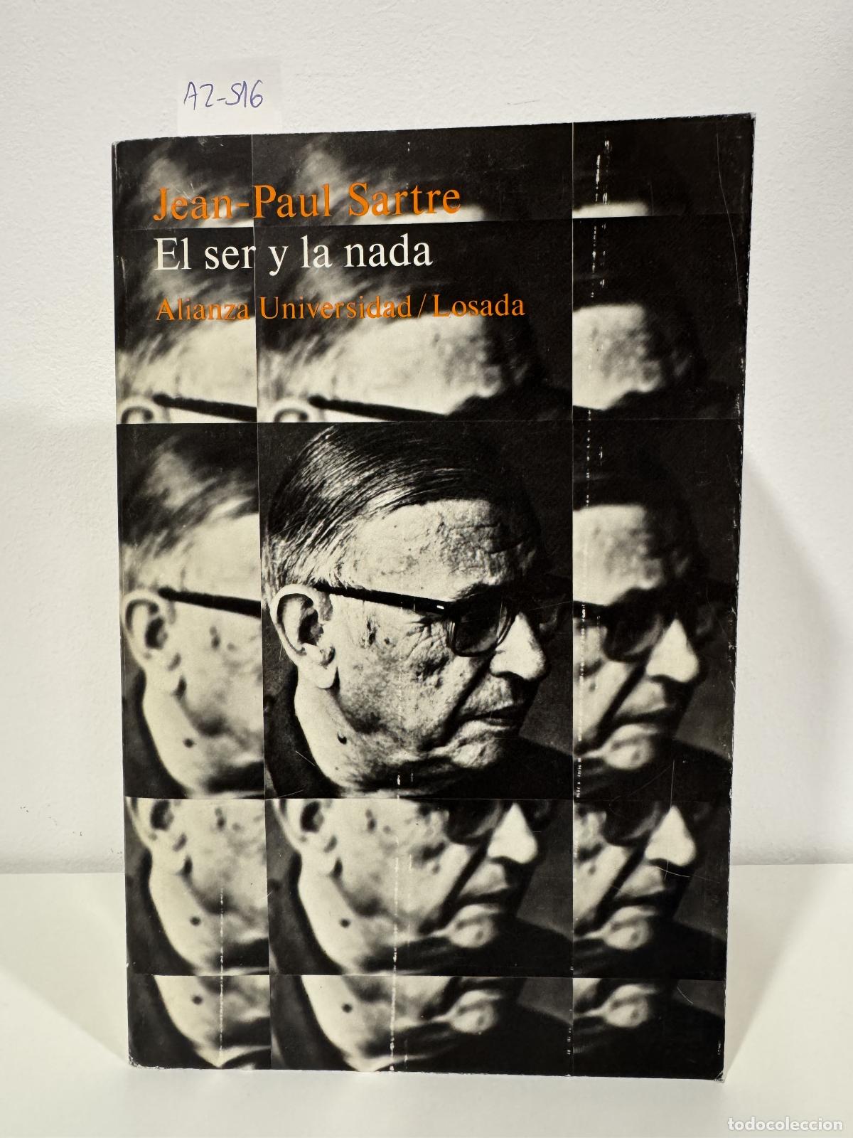 Libros: SARTRE, Jean-Paul. - El ser y la nada.