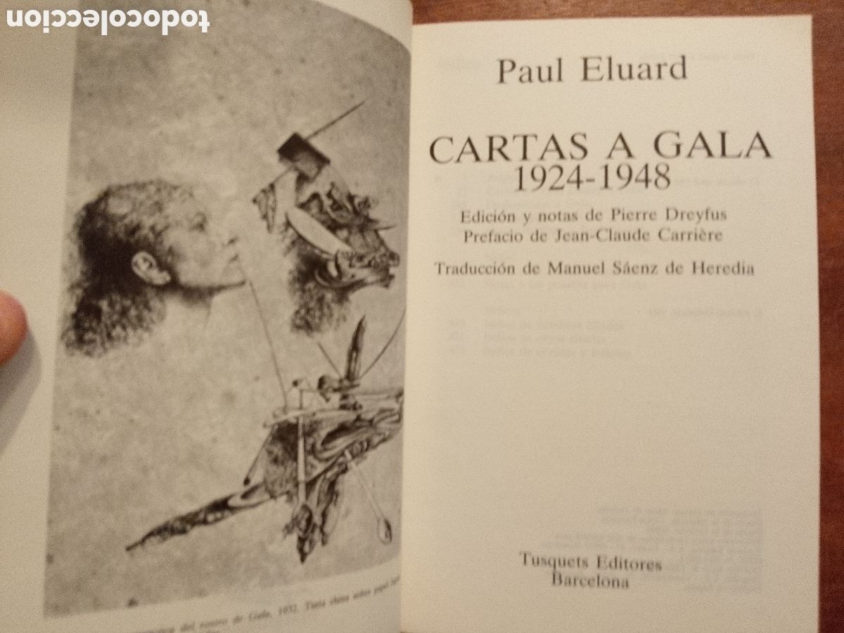 Libros: Cartas a Gala. 1924 - 1948. Paul Eluard. - Foto 2