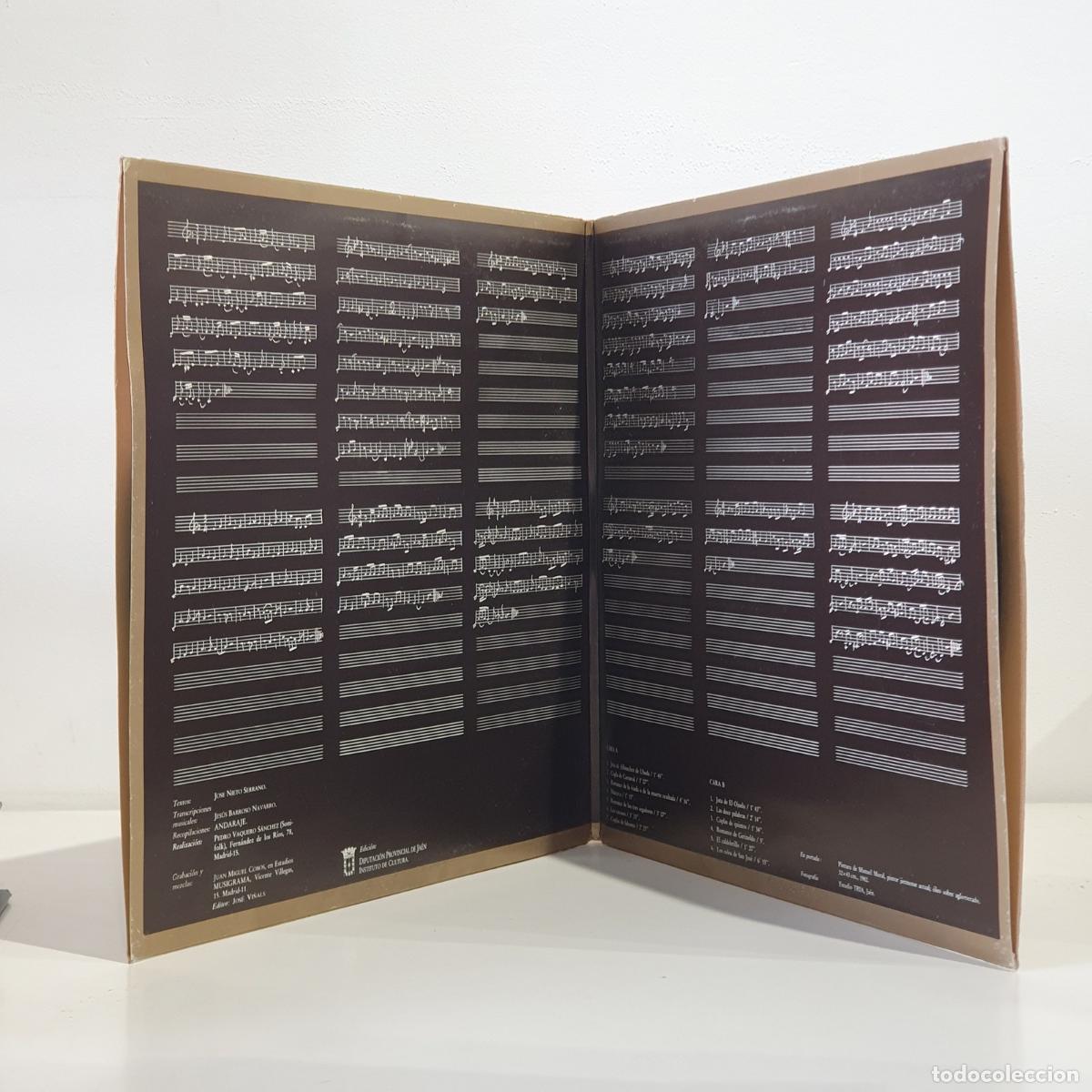 Libros: An&oacute;nimo - Andaraje. Cancionero an&oacute;nimo y popular de Ja&eacute;n. LP doble. Sin el libro. - Foto 4