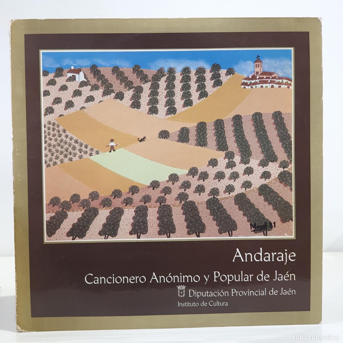 Libros: An&oacute;nimo - Andaraje. Cancionero an&oacute;nimo y popular de Ja&eacute;n. LP doble. Sin el libro.