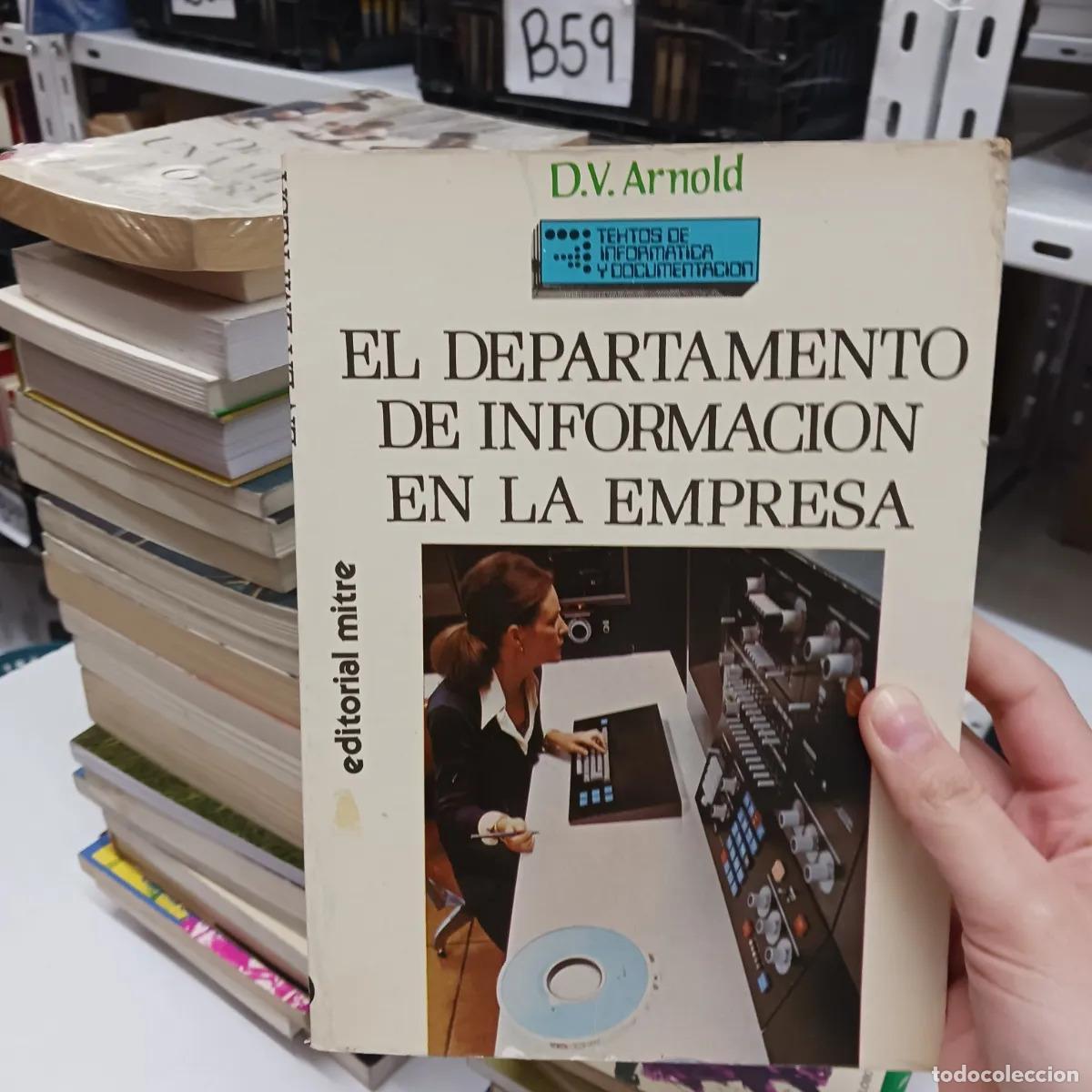B&uuml;cher: El departamento de informacion en la empresa - D. V. Arnold