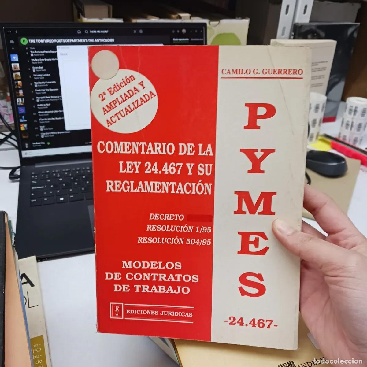books: Pymes: ley 24.467 - Camilo G. Guerrero