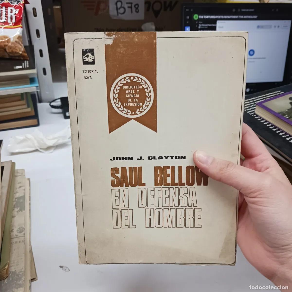 Livros em segunda m&atilde;o: Saul Bellow: en defensa del hombre (det.) - John J. Clayton