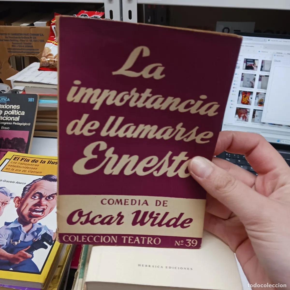 Libros: La importancia de llamarse Ernesto (det.) - Oscar Wilde