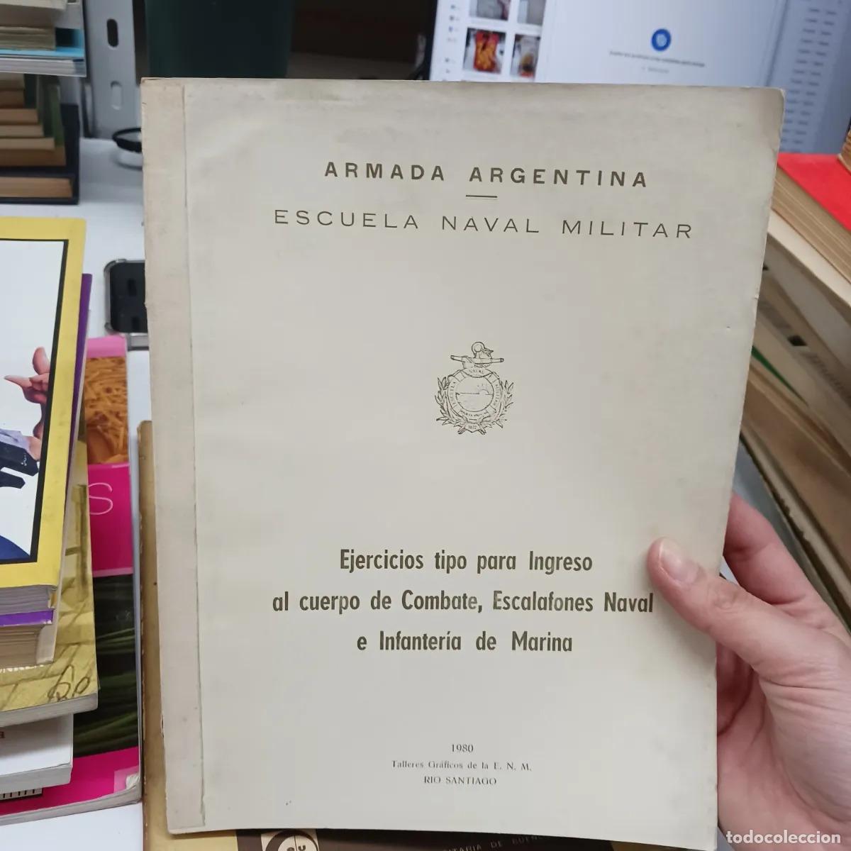Libros: Ejercicios tipo para ingreso al cuerpo de combate, escalafones naval e infanteria de Marina (det.) -