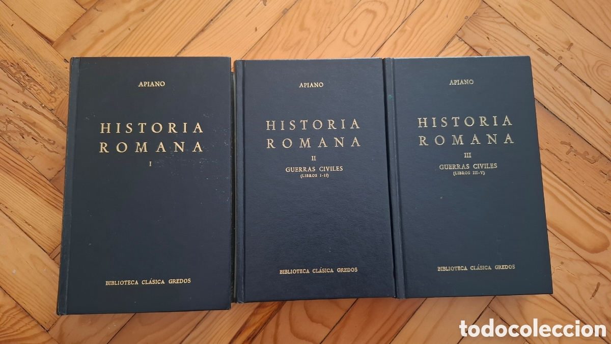 Libros: Historia romana. Apiano. Biblioteca cl&aacute;sica Gredos