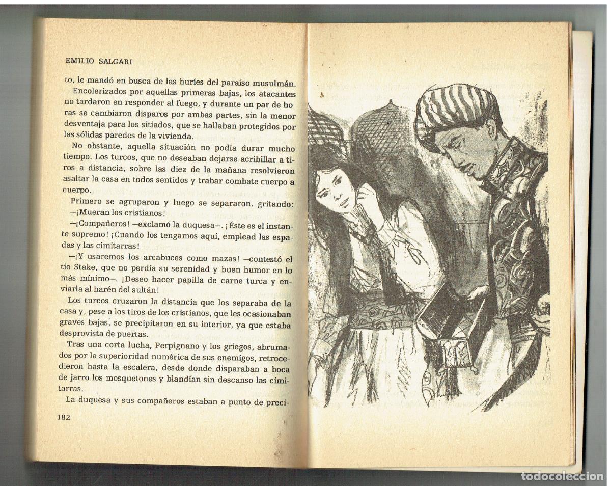 Libros: EMILIO SALGARI. LA DEFENSA DE CHIPRE. EDC. ORBIS, 1987. (Z/34.2) - Foto 2
