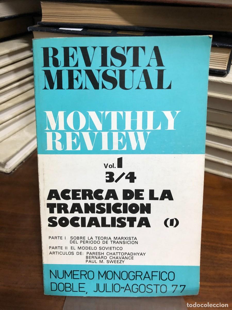 Libros: Revista Mensual / Monthly Review (Vol. 1, 3/4) Varios autores (Sweezy, Chavance, etc.) / Julio-Agost