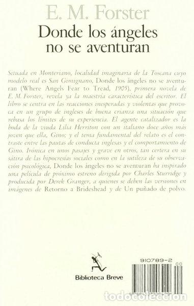Livres: Donde los &aacute;ngeles no se aventuran- 9788432206429