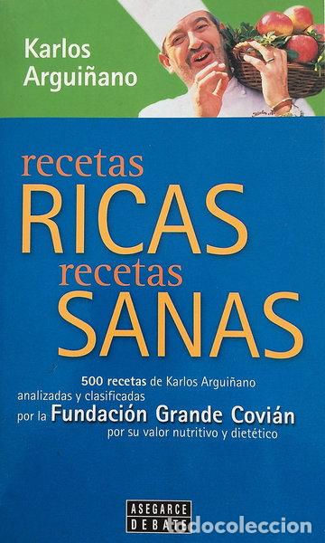 Libros: Recetas ricas, recetas sanas- 9788483062333