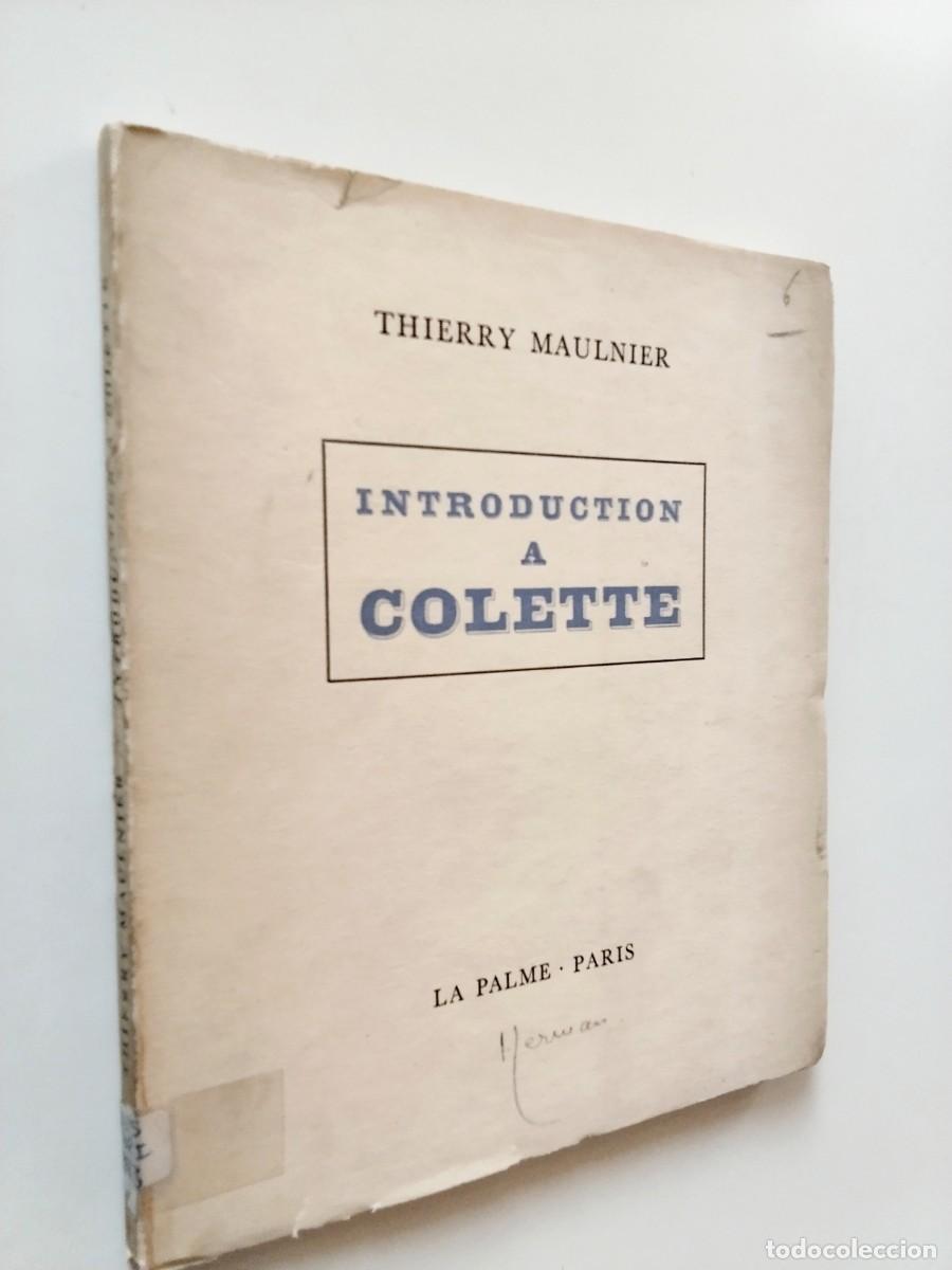 Libros: Thierry Maulnier - Introduction a Colette
