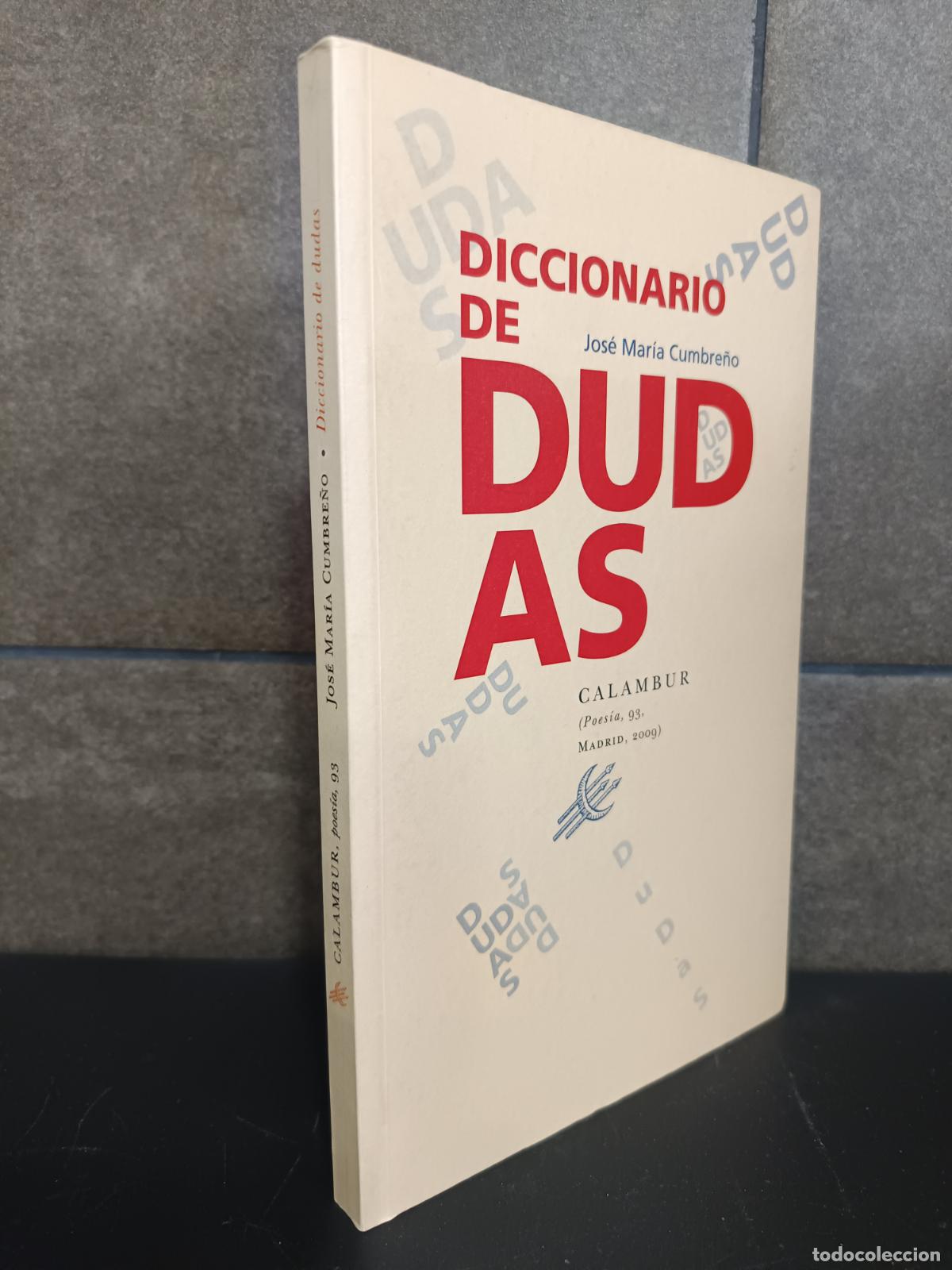 Libros: Diccionario de dudas, Jos&eacute; Mar&iacute;a Cumbre&ntilde;o