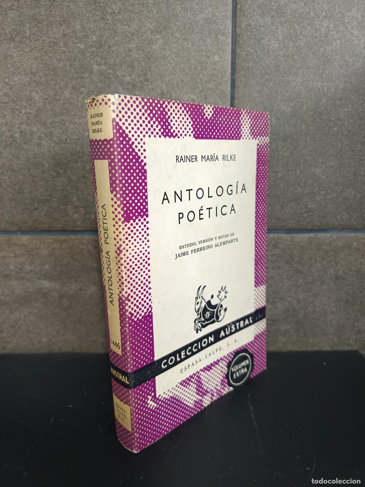 Libros: Antolog&iacute;a po&eacute;tica, Rainer Maria Rilke