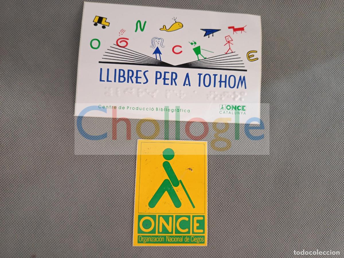 Libros: Pegatinas ONCE una con Braile