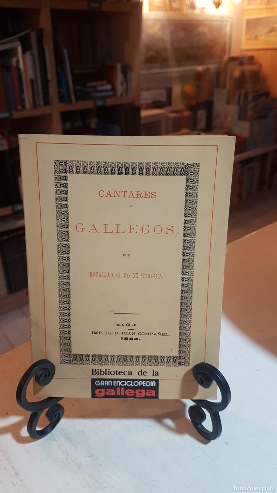 Libros: Cantares gallegos - Rosalia Castro de Murguia