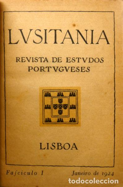 Libros: LUSITANIA, REVISTA DE ESTUDOS PORTUGUESES. [3 VOLUMES, COLEC&Ccedil;&Atilde;O COMPLETA]