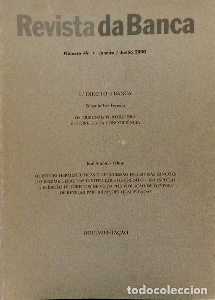 Livres: REVISTA DA BANCA, N&Uacute;MERO 49, JANEIRO/JUNHO 2000.