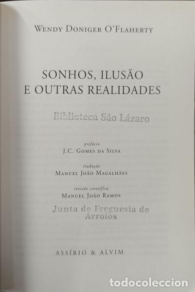 Libros: OFLAHERTY. (Wendy Doniger) - SONHOS, ILUS&Atilde;O E OUTRAS REALIDADES. - Foto 2