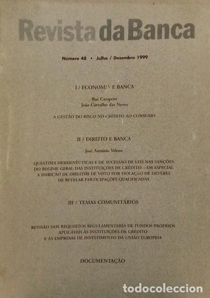 books: REVISTA DA BANCA, N&Uacute;MERO 48, JULHO/DEZEMBRO 1999.