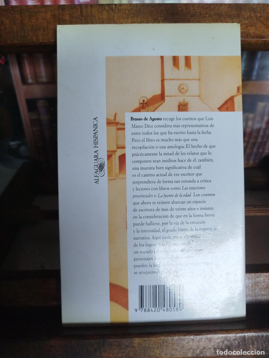Libros: Brasas De Agosto - D&iacute;ez, Luis Mateo - Foto 3