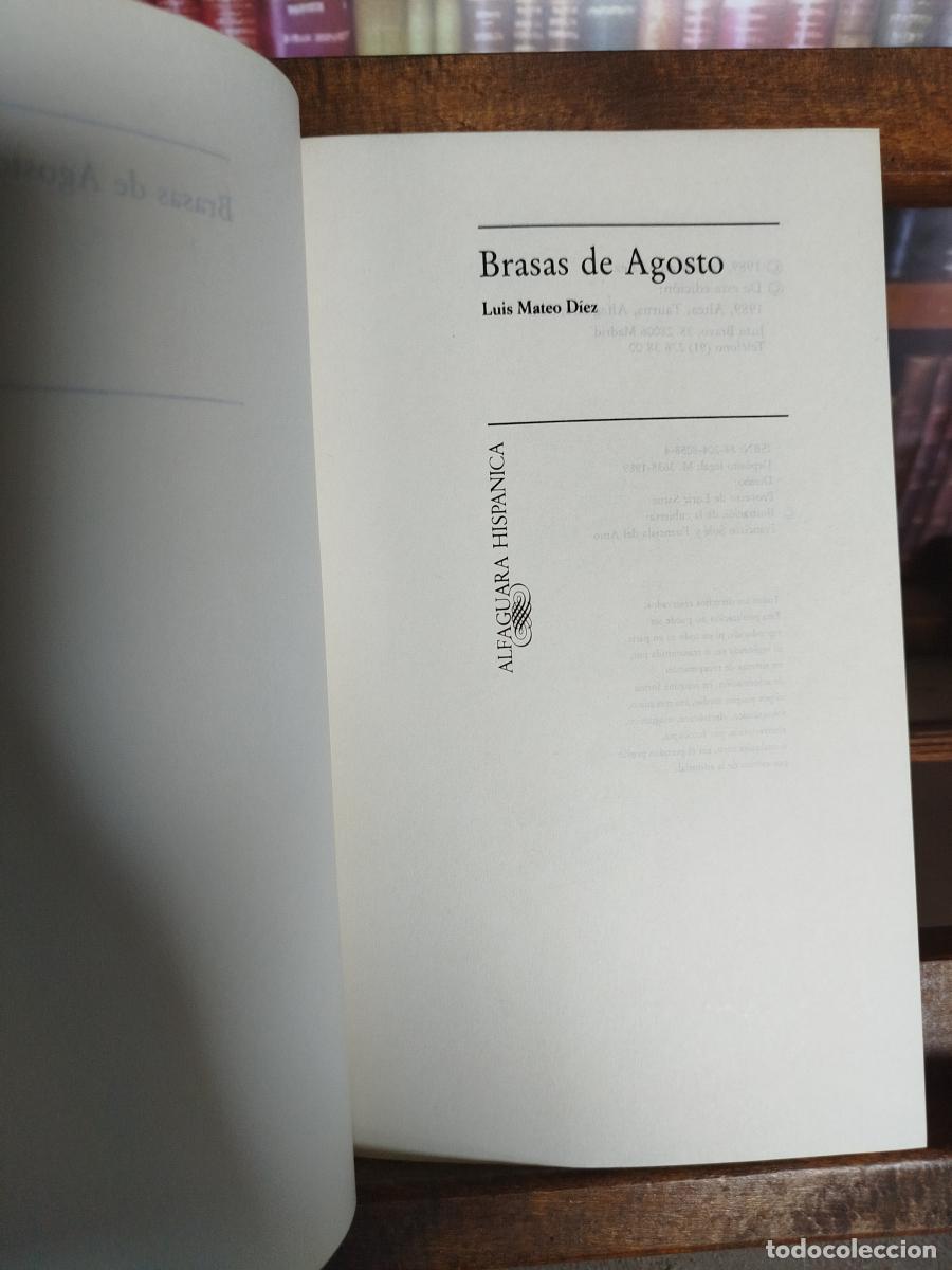 Libros: Brasas De Agosto - D&iacute;ez, Luis Mateo - Foto 5
