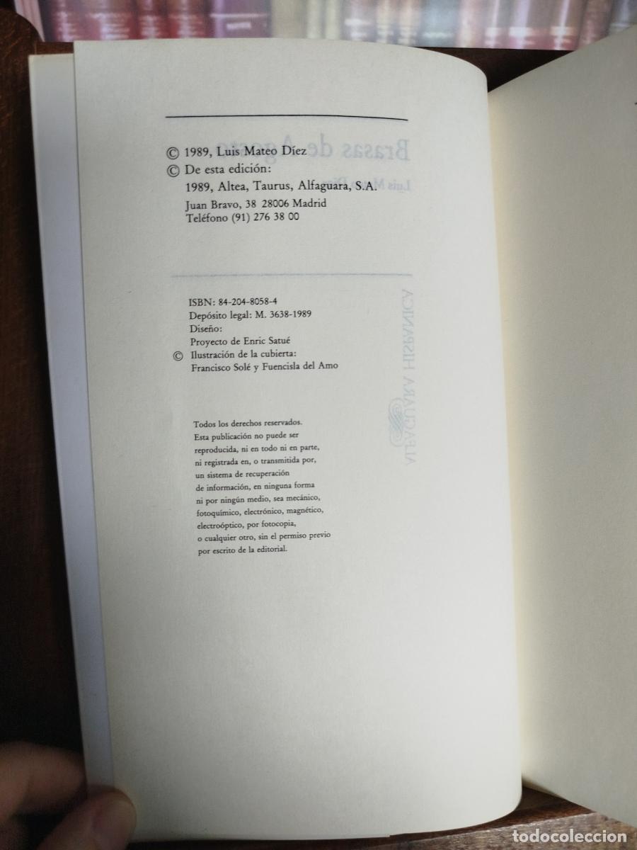 Libros: Brasas De Agosto - D&iacute;ez, Luis Mateo - Foto 6