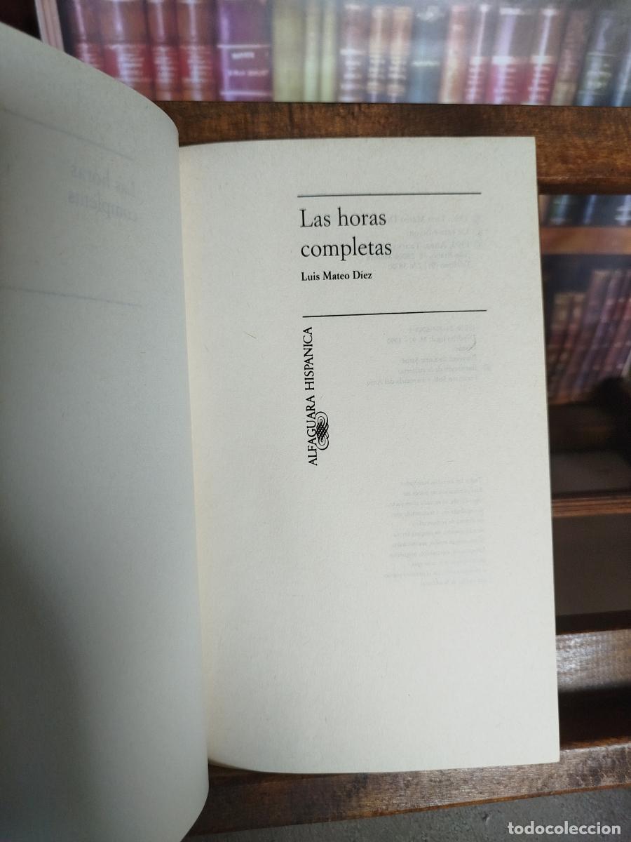 Libros: Las horas completas - D&iacute;ez, Luis Mateo - Foto 5