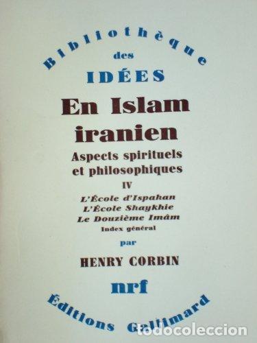 Libros: EN ISLAM IRANIEN: ASPECTS SPIRITUELS ET PHILOSOPHIQUES - CORBIN (Henry)
