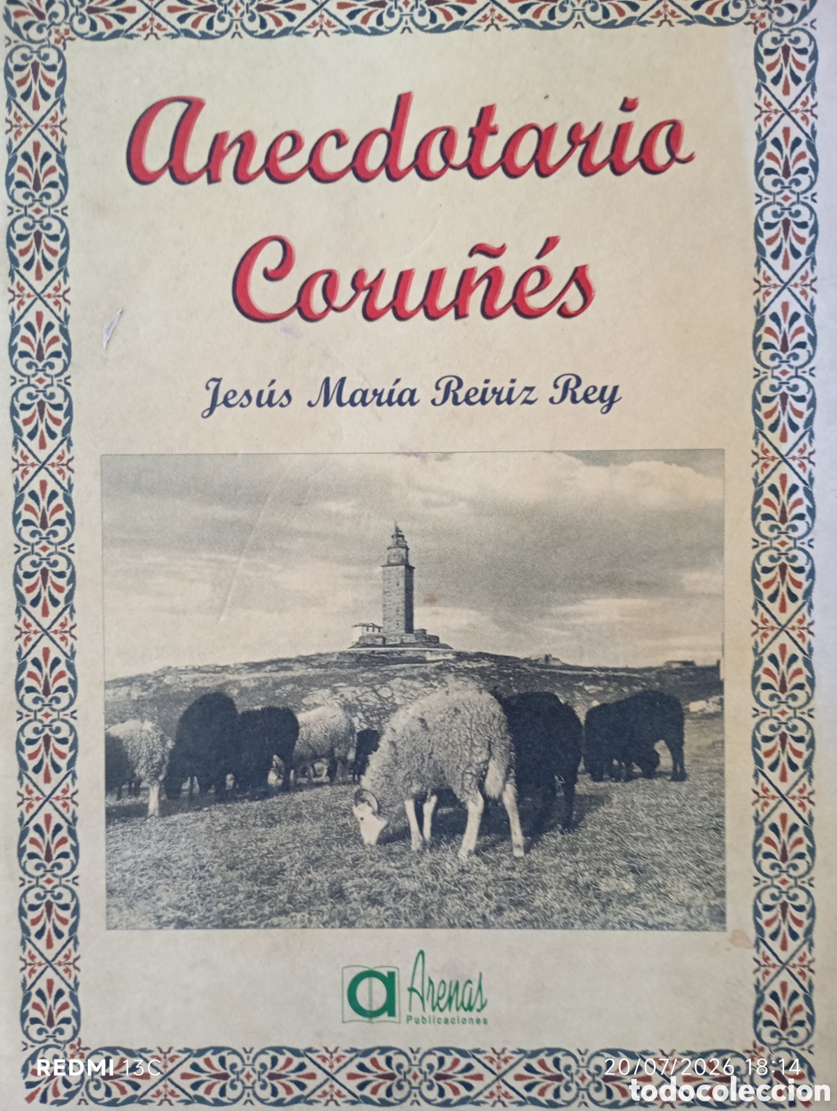 Libros: ANECDATARIO CORU&Ntilde;ES. ARENAS