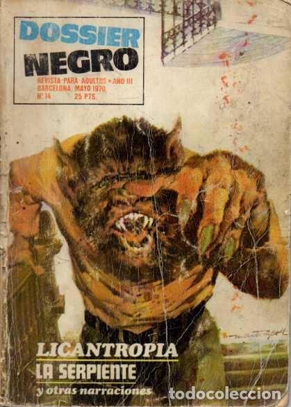 Libri di seconda mano: DOSSIER NEGRO. NUMERO 14. - REVISTA.