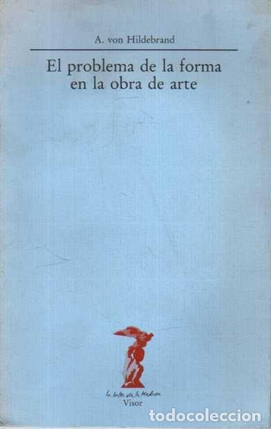 Livros em segunda m&atilde;o: EL PROBLEMA DE LA FORMA EN LA OBRA DE ARTE. - HILDEBRAND, A. Von.